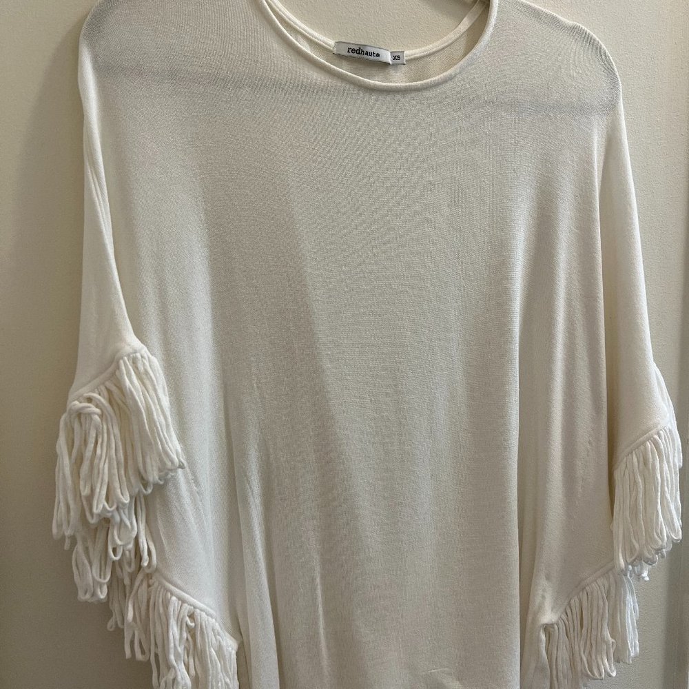 Red Haute XS White Sweater